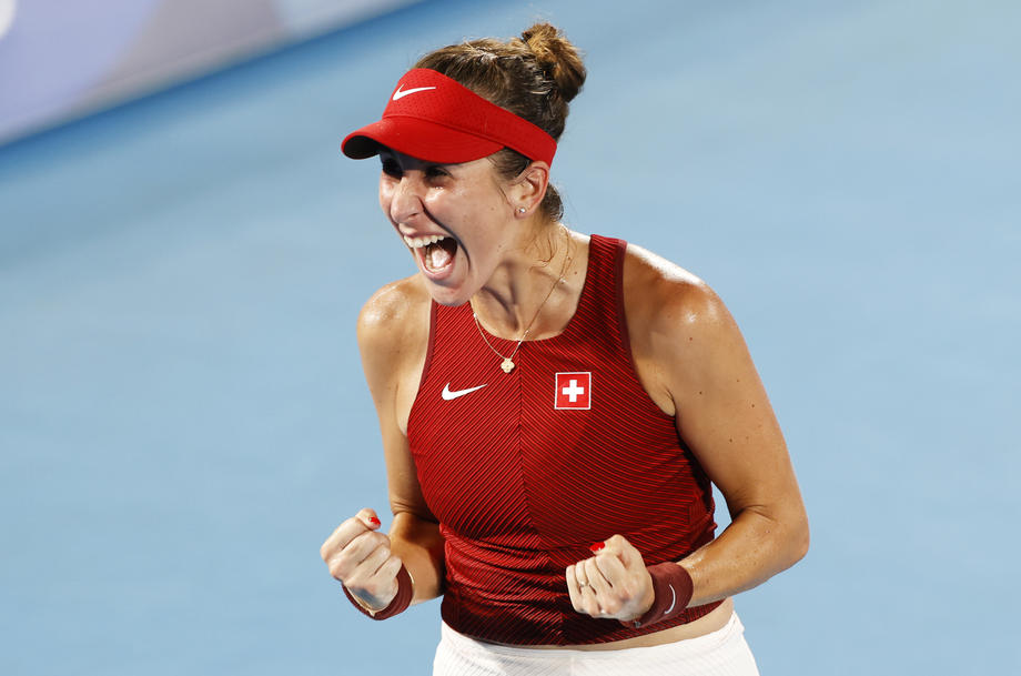 Belinda Bencic won the gold medal at the tennis tournament ...