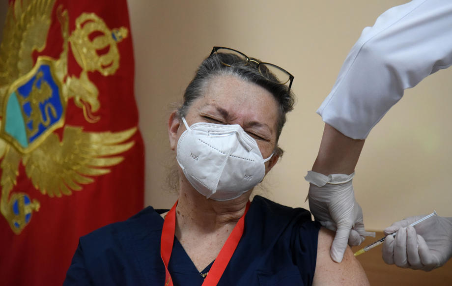 Црна Гора вакцинација ковид-19 коронавирус
