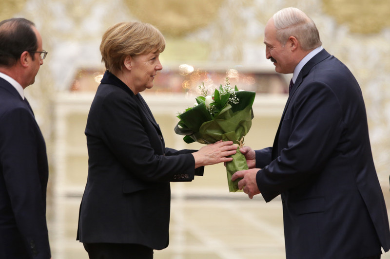 Ангела Меркел и Александар Лукашенко