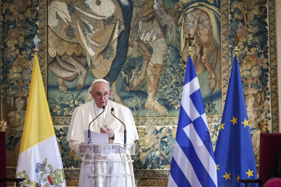 Папата Франциск во Атина