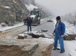 Одрон од камења, зимски услови на пат