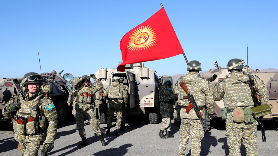 Kyrgyz troops Kyrgyzstan