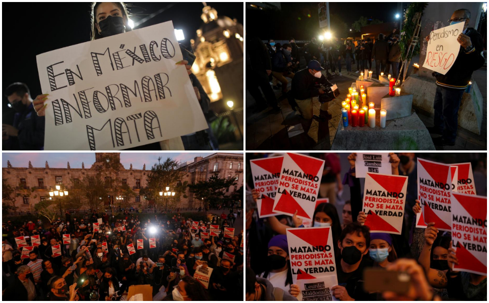 Протести на новинари во Мексико