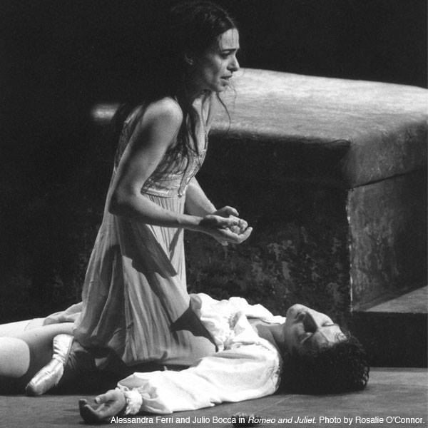 #ThrowbackThursday: Alessandra Ferri and Julio Bocca in "Romeo and Juliet."/Facebook