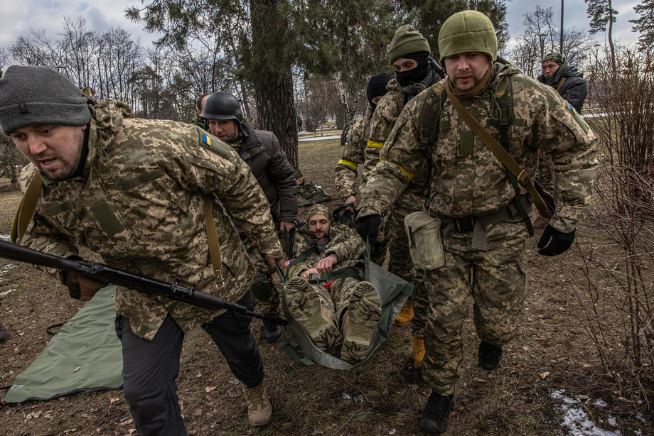 Ukrainian troops Ukraine Kyiv