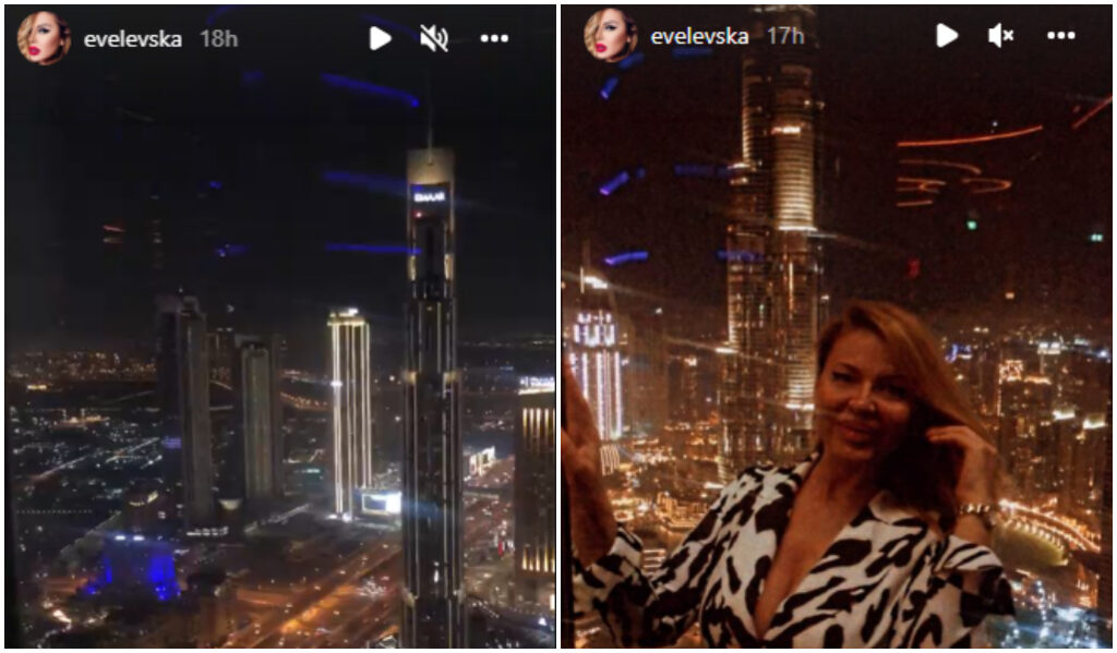 Елена Велевска во Дубаи