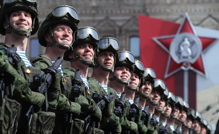 руски војници воена парада москва