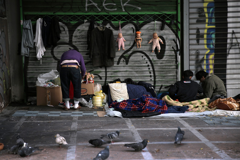 homeless athens