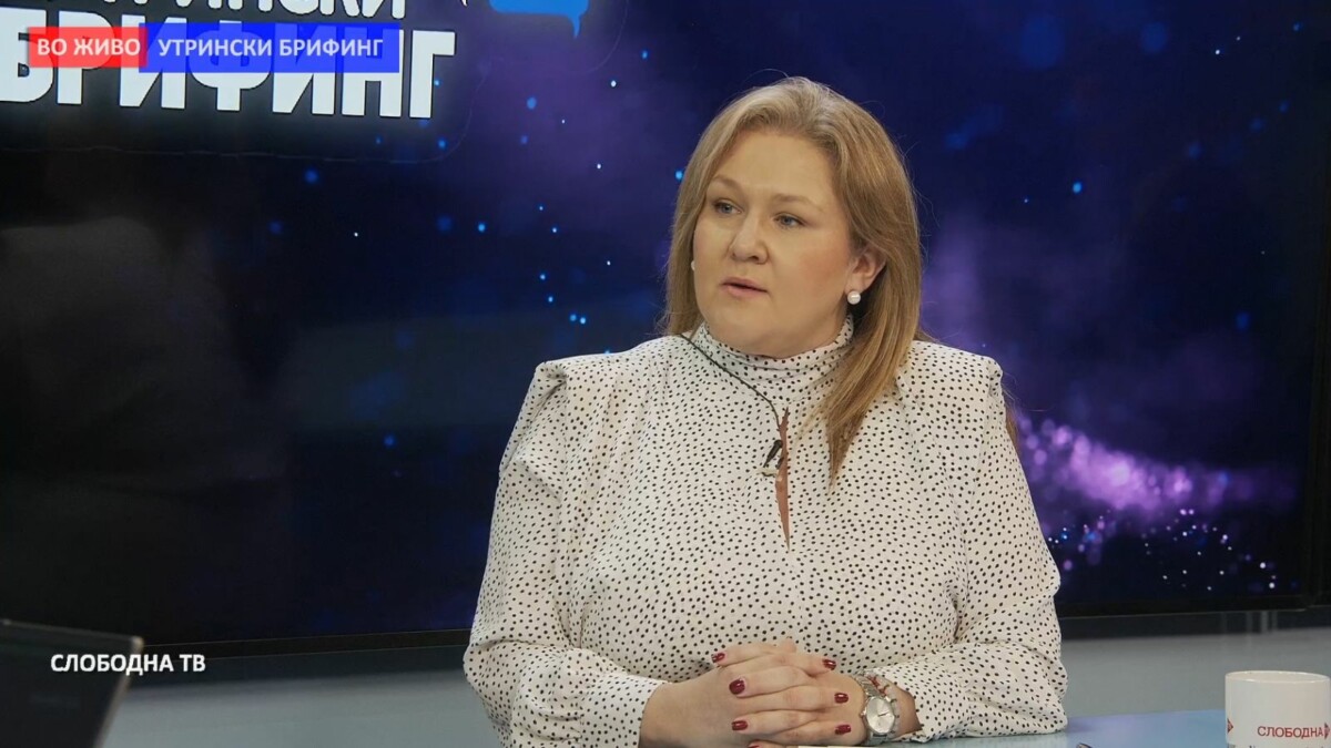 Slavjanka Petrovska, Minister of Defense in the Government, for the Morning Briefing