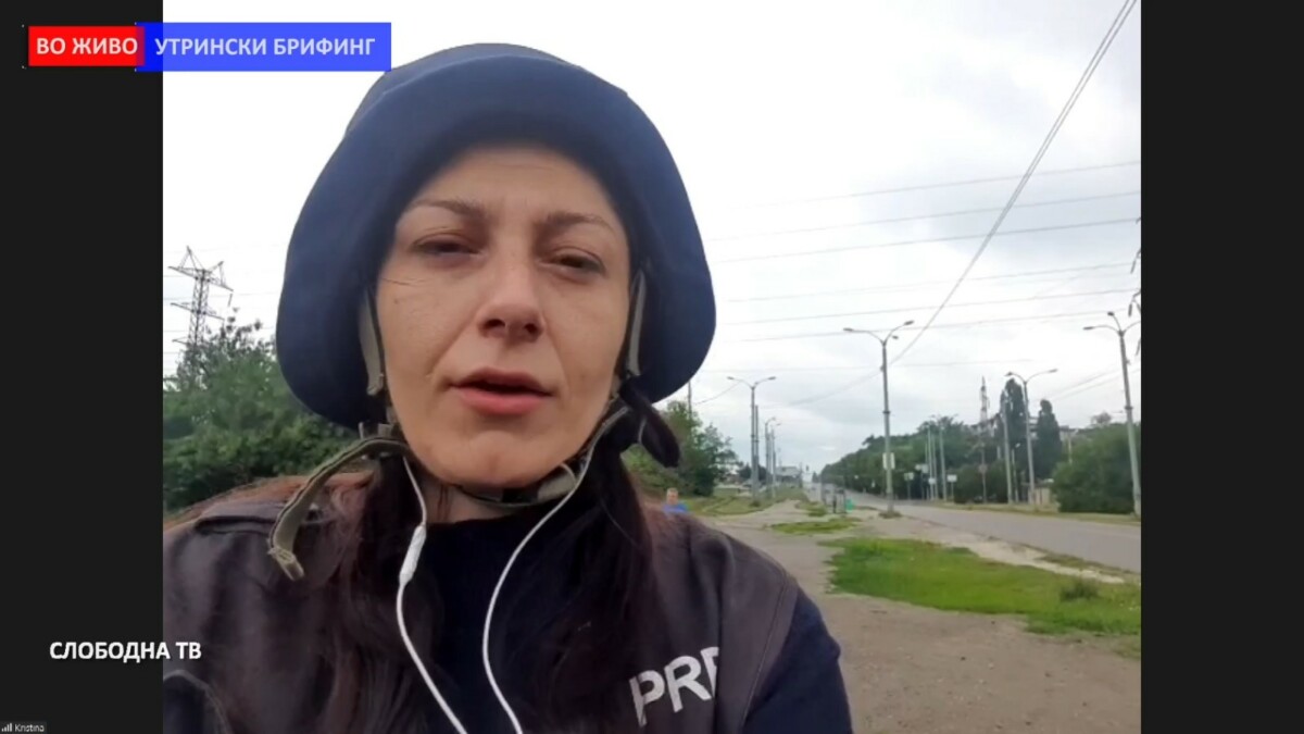репортерот на „Утрински брифинг“ и „Слободен печат“, Кристина Атовска