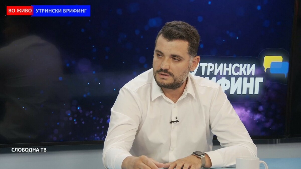Андреа Серафимовски, шеф на Комората за градежништво за Утрински брифинг