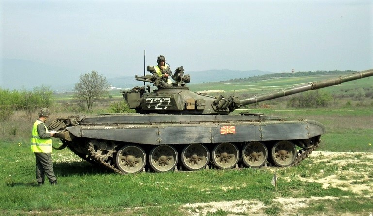 Македонски тенк Т-72 / Фото: mill.mk