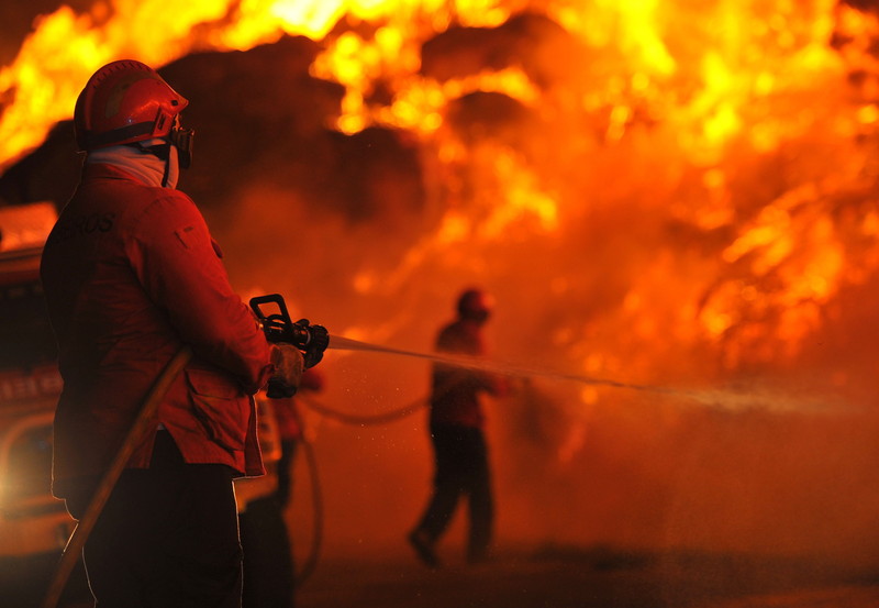 Горски пожар в Португалия