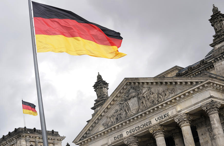 Germany, German flag, Reichstag, Berlin, Bundestag