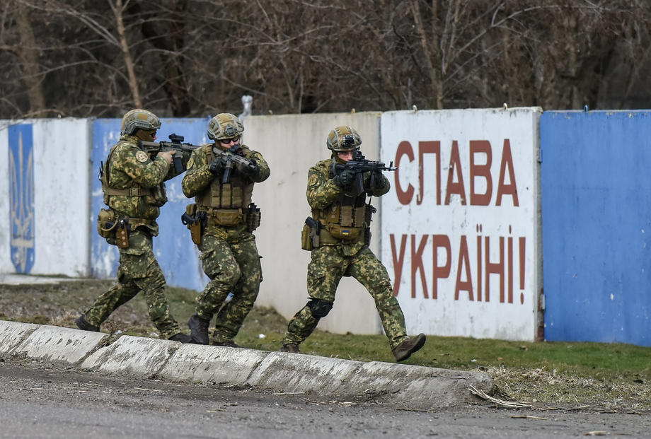 Ukrainian special unit in Crimea / EPA-EFE/OLEG PETRASYUK