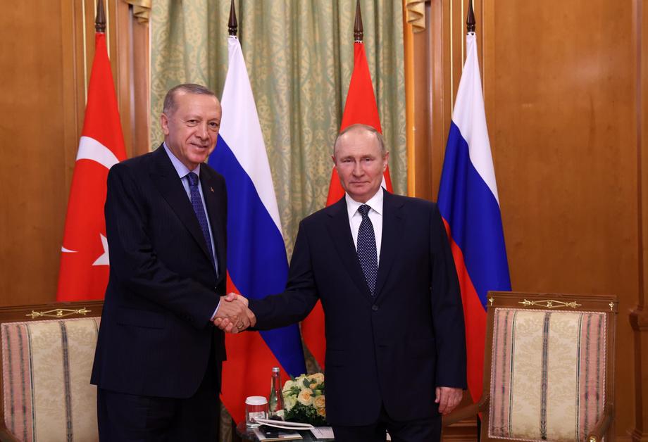 Реџеп Таип Ердоган и Владимир Путин