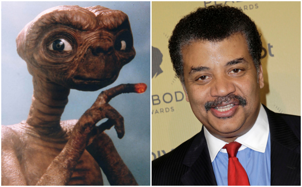 E.T. e Neil de Grasse Tyson