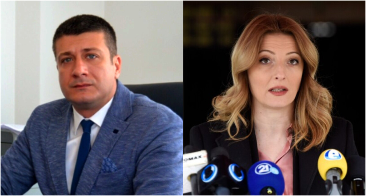 Ексдиректорот на Јавното претпријатие „Водовод и канализација“, Златко Перински и Данела Арсовска