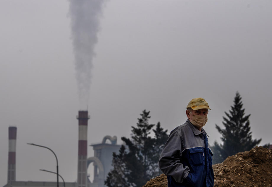 Загадување во Скопје / EPA-EFE/GEORGI LICOVSKI