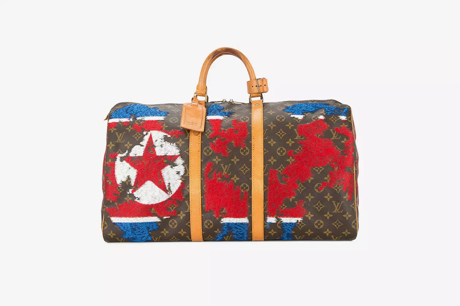 The history of the Louis Vuitton bag with the Albanian flag. Who