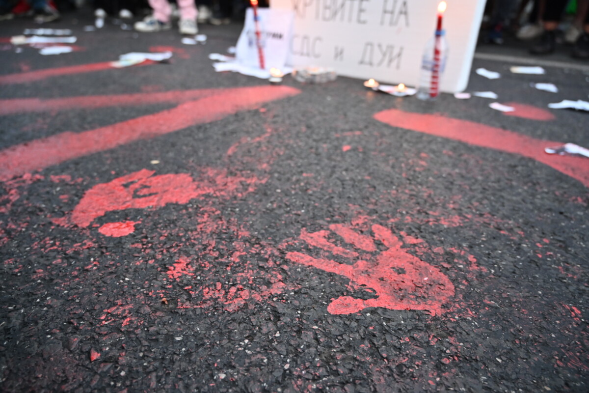 Протест поради скандалите на Онкологија / Фото: Слободен печат - Драган Митрески