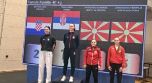 Бронзени медали за Костовска и Јовановска на Балканското карате првенство во Подгорица