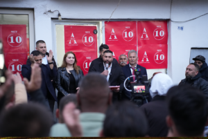 АВАЈА под мотото „Доста е“ ја почна кампањата за парламентарни избори во Струмица