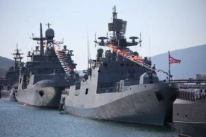 Сателитските снимки покажуваат дека Русија ја надградува својата поморска база на Црноморската флота