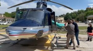 ЦУК: Од Унгарија во Скопје со хеликоптерот на МВР пристигна македонскиот пациент