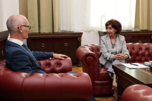 Сиљановска-Давкова се сретна со италијанскиот амбасадор Силвестри, разговарале за натамошните чекори околу евроинтеграциите на земјава