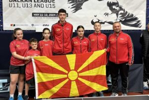 Одличен настап на македонските млади пингпонгари во Балканската лига