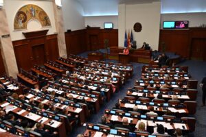 Дафина Стојановска / Конституивна седница во собрание / Фото: Слободен печат - Драган Митрески