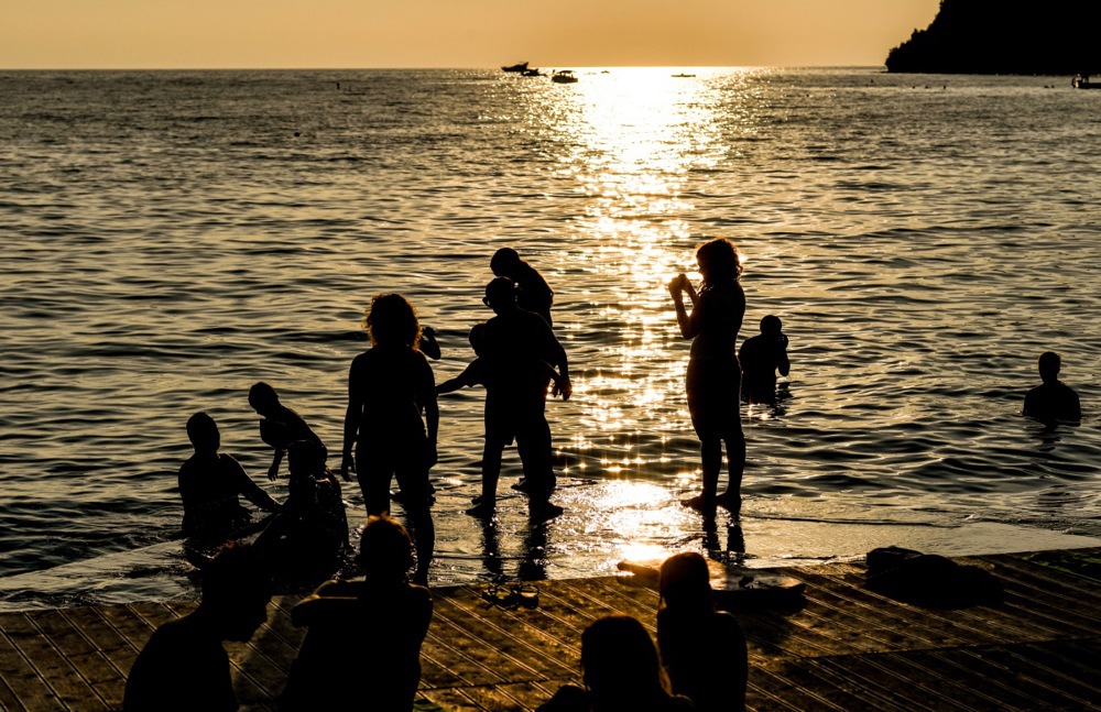 плажа море копер словенија