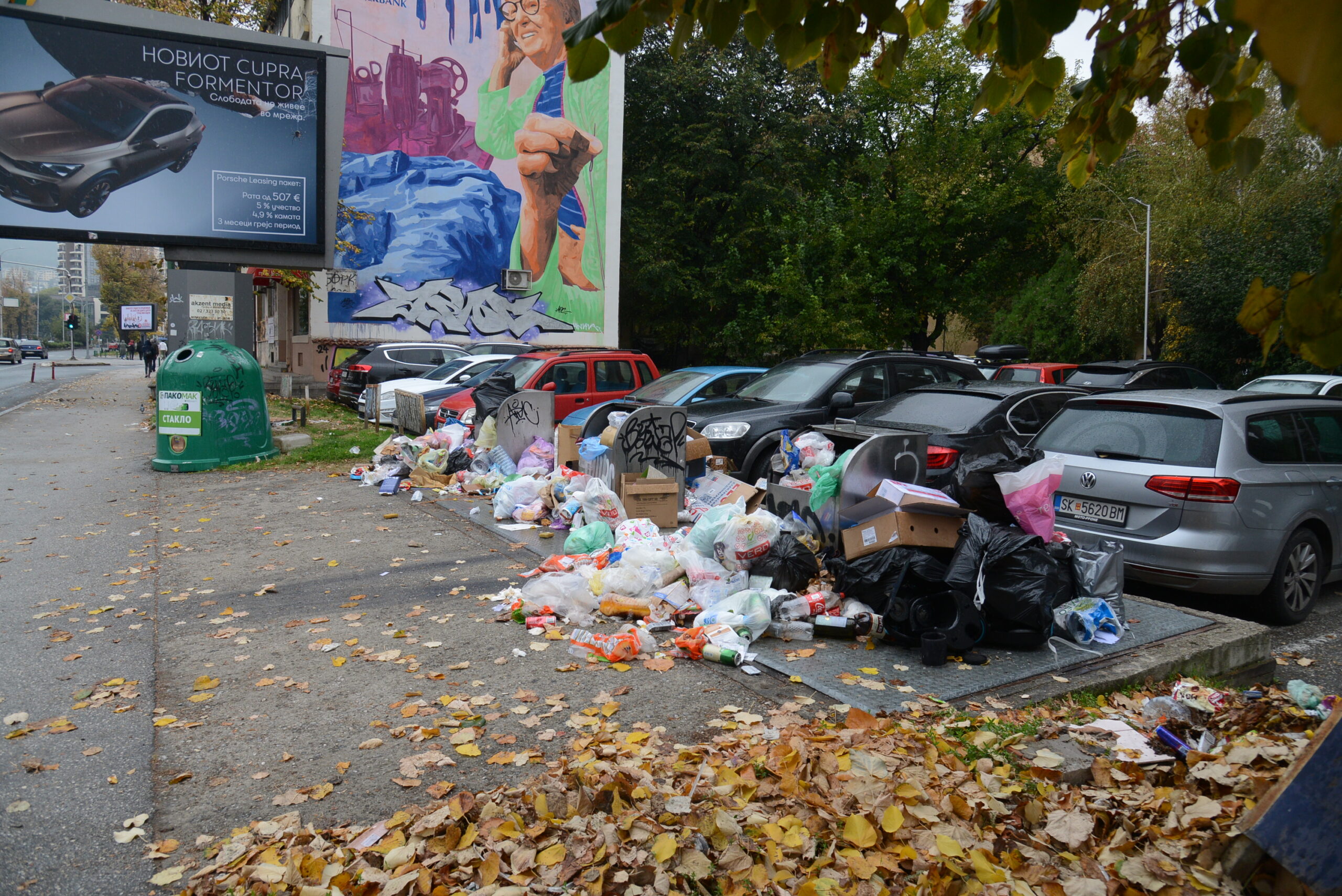 Ѓубре за време на локални избори 22,10,2025 - Фото Слободен печат - Методи Здравев