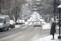 Снег на улиците на Скопје - 21,01,2026 - Фото Слободен печат - Методи Здравев