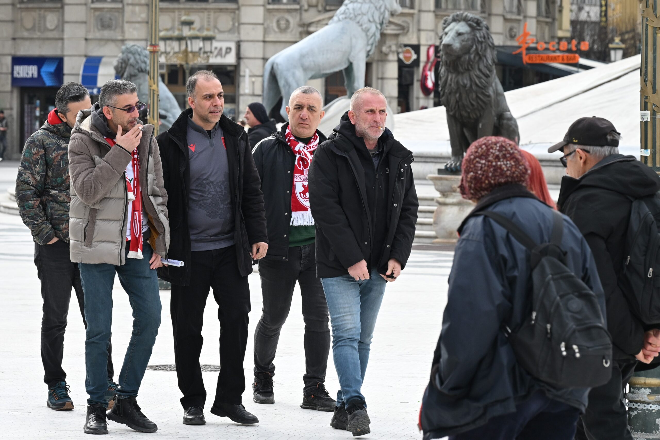 Турски навивачи го преплавија Скопје - Фото Слободен печат - Методи Здравев