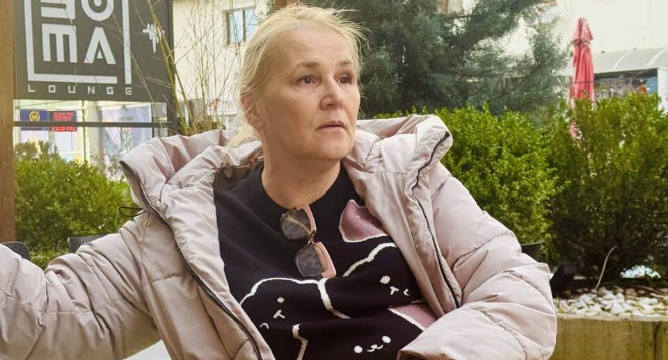 Тања Спировска, сосетка на настраданите мајка и ќерка во Карпош / Фото „Слободен печат“ Агнеса Чаволи