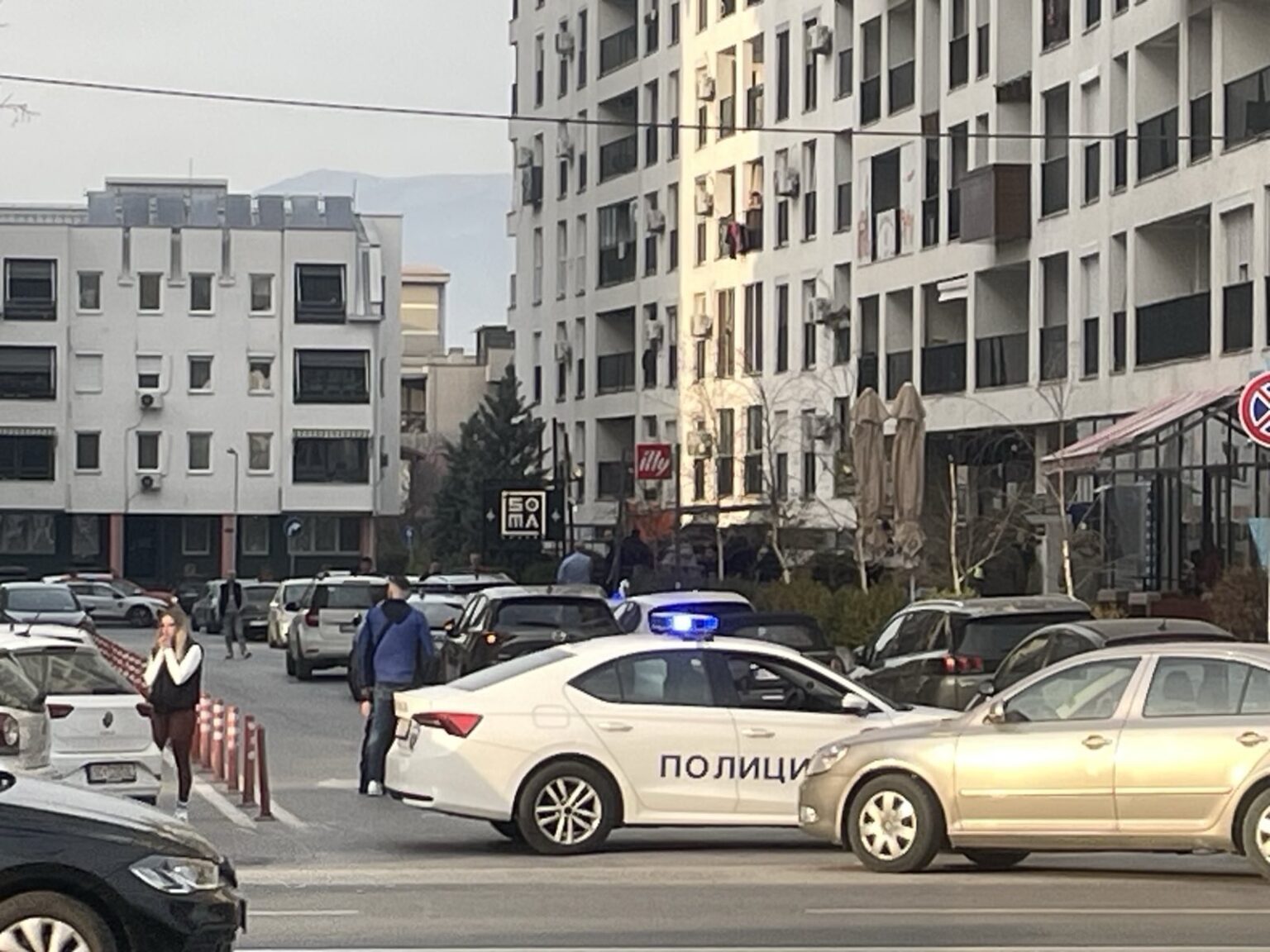 Зградата во скопската населба Тафталиџе / Фото: Слободен печат