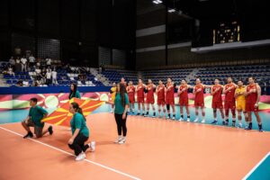 Одбојкарите славеа против Косово за трета победа во Европската лига