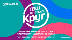 Купувај со попуст во повеќе од 300 продажни места – Шпаркасе Банка ја лансира платформата „Шпаркасе круг“