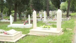 Шок во Мостар: непознат сторител фрлил свинска глава, нацртал свастики на муслимански гробишта
